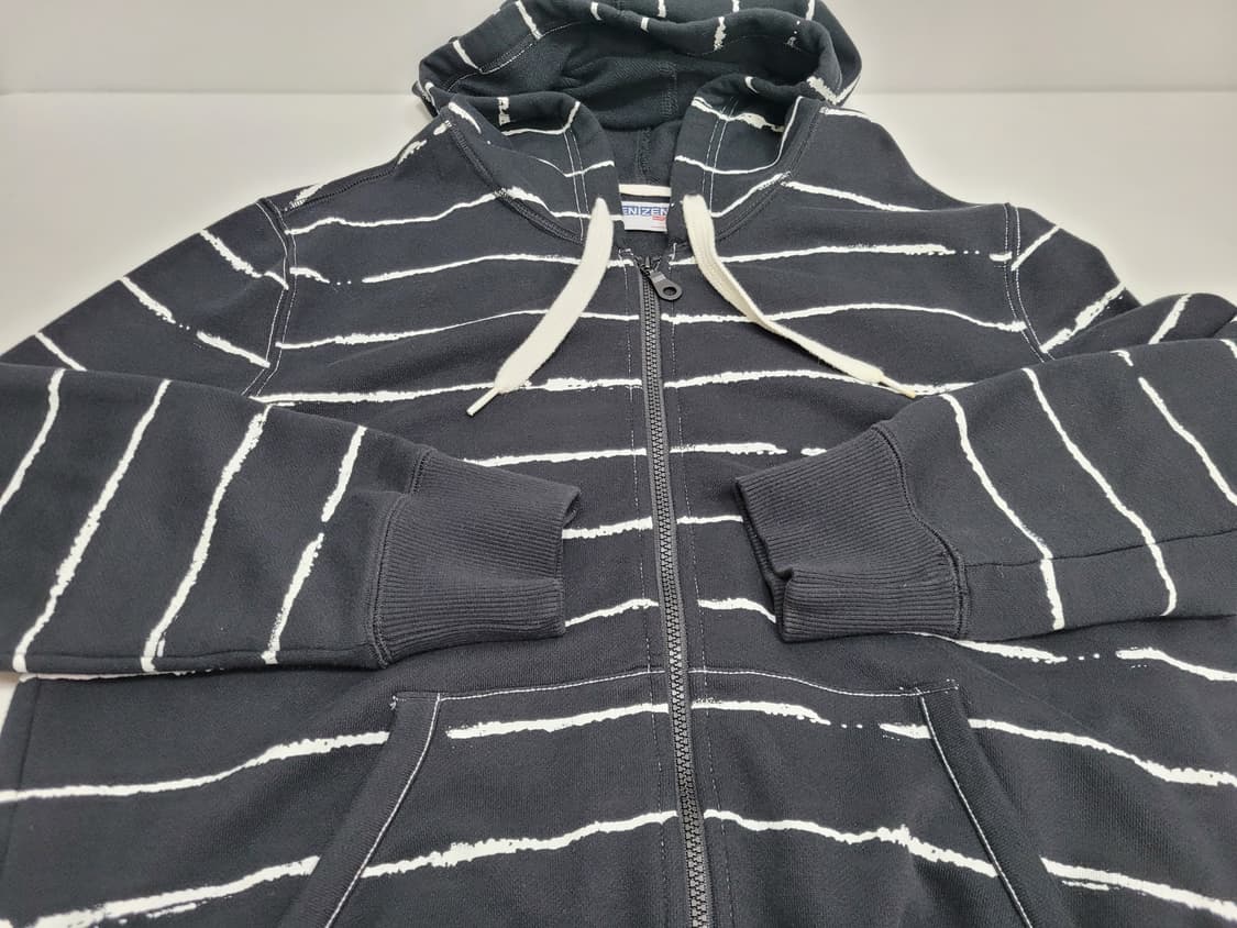 LEVI'S 데니즌 프린팅 스트라이프 후드 집업 / 남 M 상품이미지5