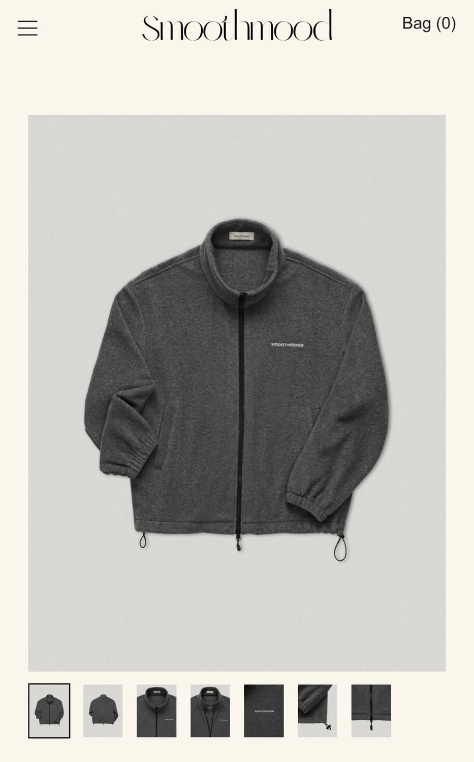 스무드무드 Gray Director Fleece Jumper 상품이미지2