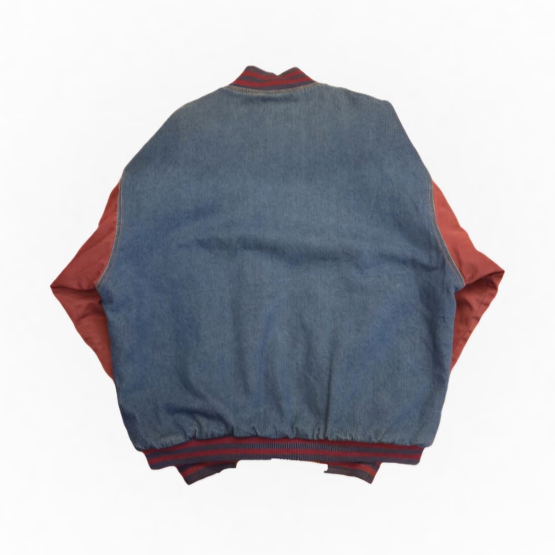 Tri-Mountain 데님 바시티 자켓 2XL 상품이미지6