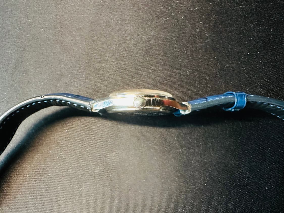 오리스 블루 다이얼 빈티지 오토매틱 시계 판매 상품이미지4