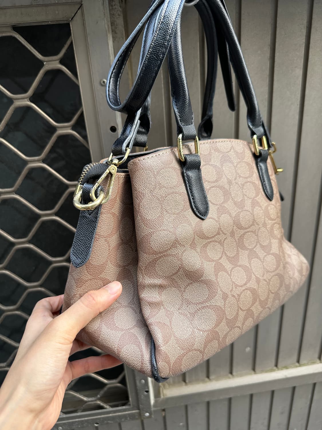 Coach vintage brown leather bag 상품이미지6