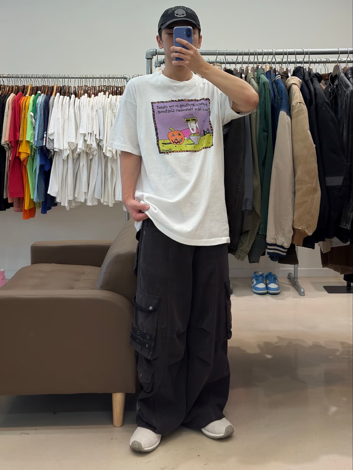 프룻 오브 더 룸 빈티지 할로윈 티셔츠 상품이미지6