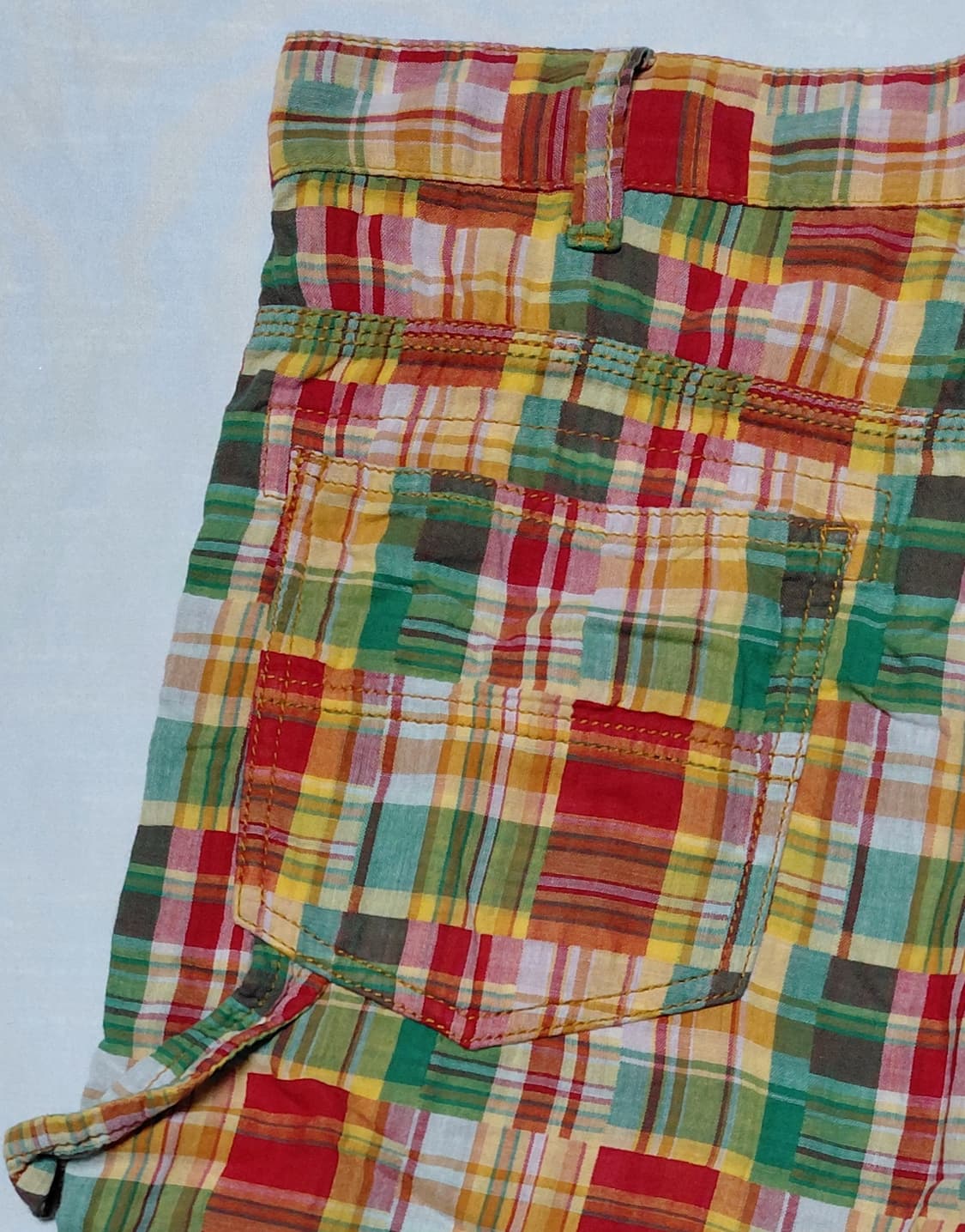 [M] 오슈코슈(OshKosh) 패치워크 마드라스 체크 워크 하프팬츠 상품이미지8