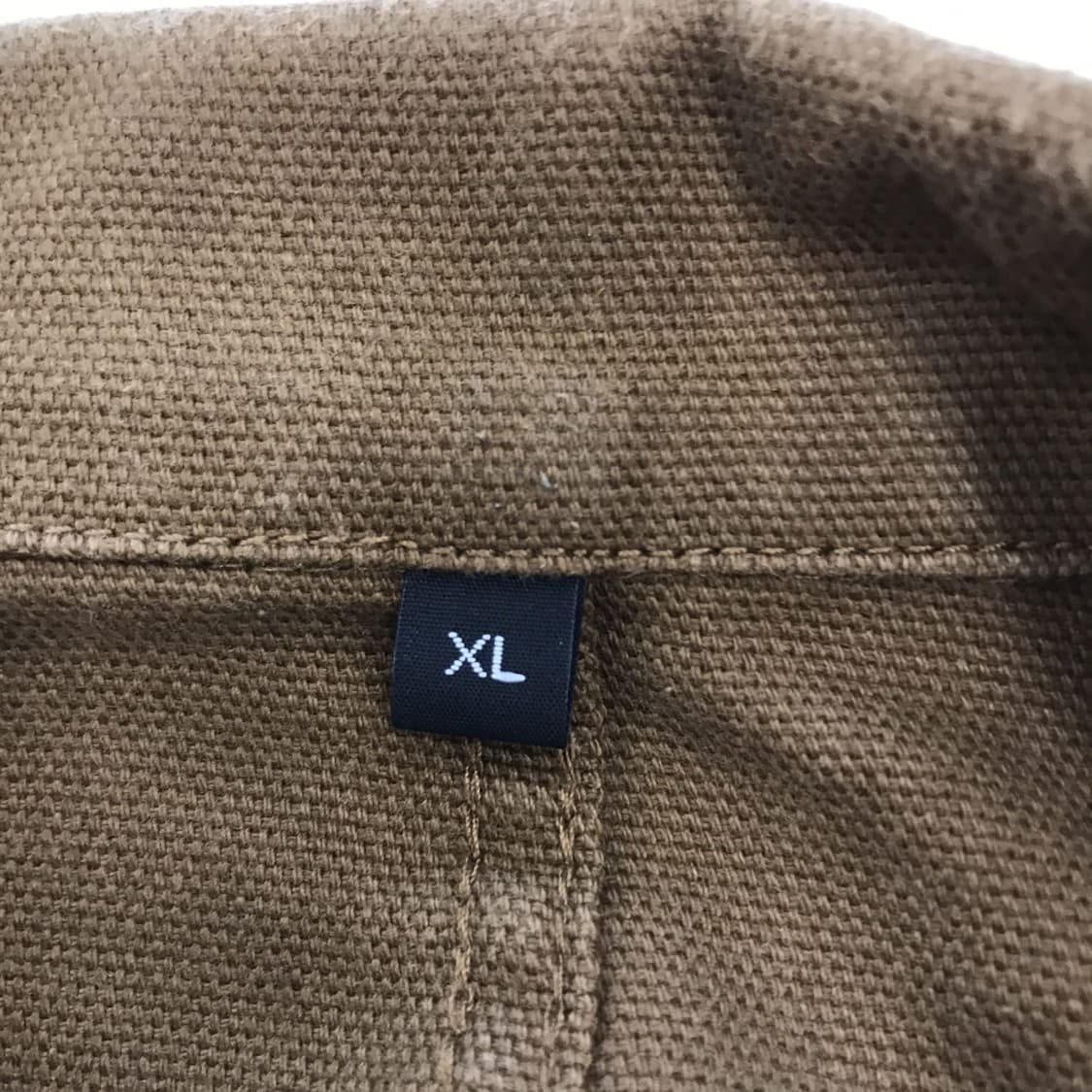 MUJI 무인양품 브라운 캔버스 커버올 자켓 [XL] 상품이미지5