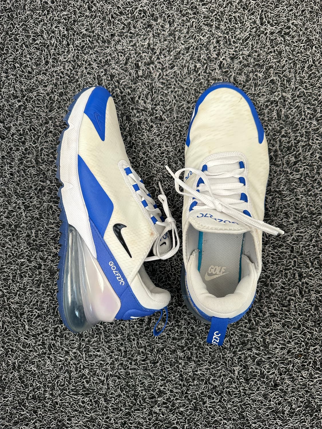 나이키 에어맥스 270 골프화 화이트/블루 270mm 상품이미지5