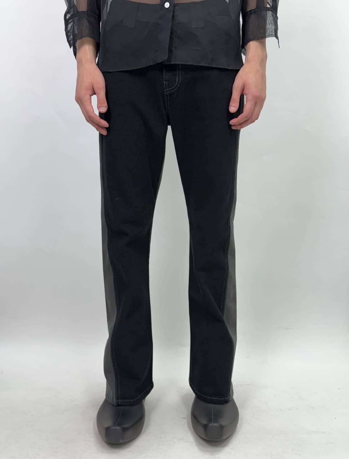 PANELLED FLARE DENIM JEANS 상품이미지8