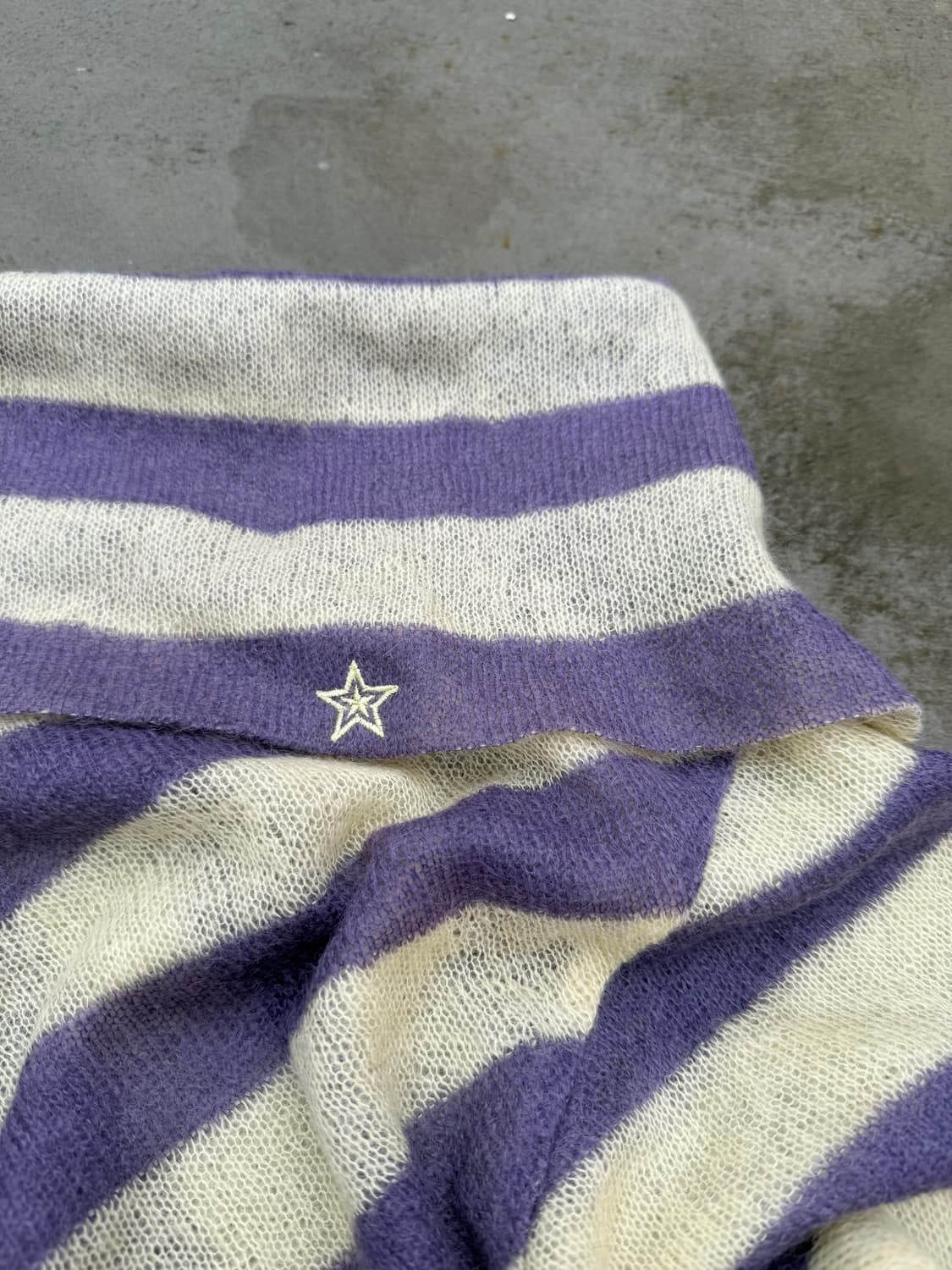 VTG 스타 오프숄더 니트 상품이미지2