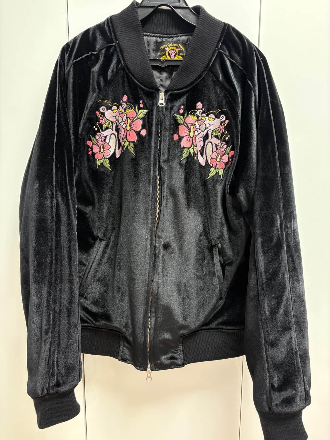 참스 핑크팬더 콜라보 벨벳 스카잔 남녀공용 상품이미지1