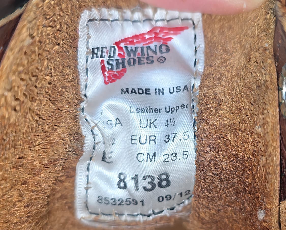 [풀케어] 레드윙 8138 클래식 목토 브라이어 오일 슬릭 (235) 상품이미지9