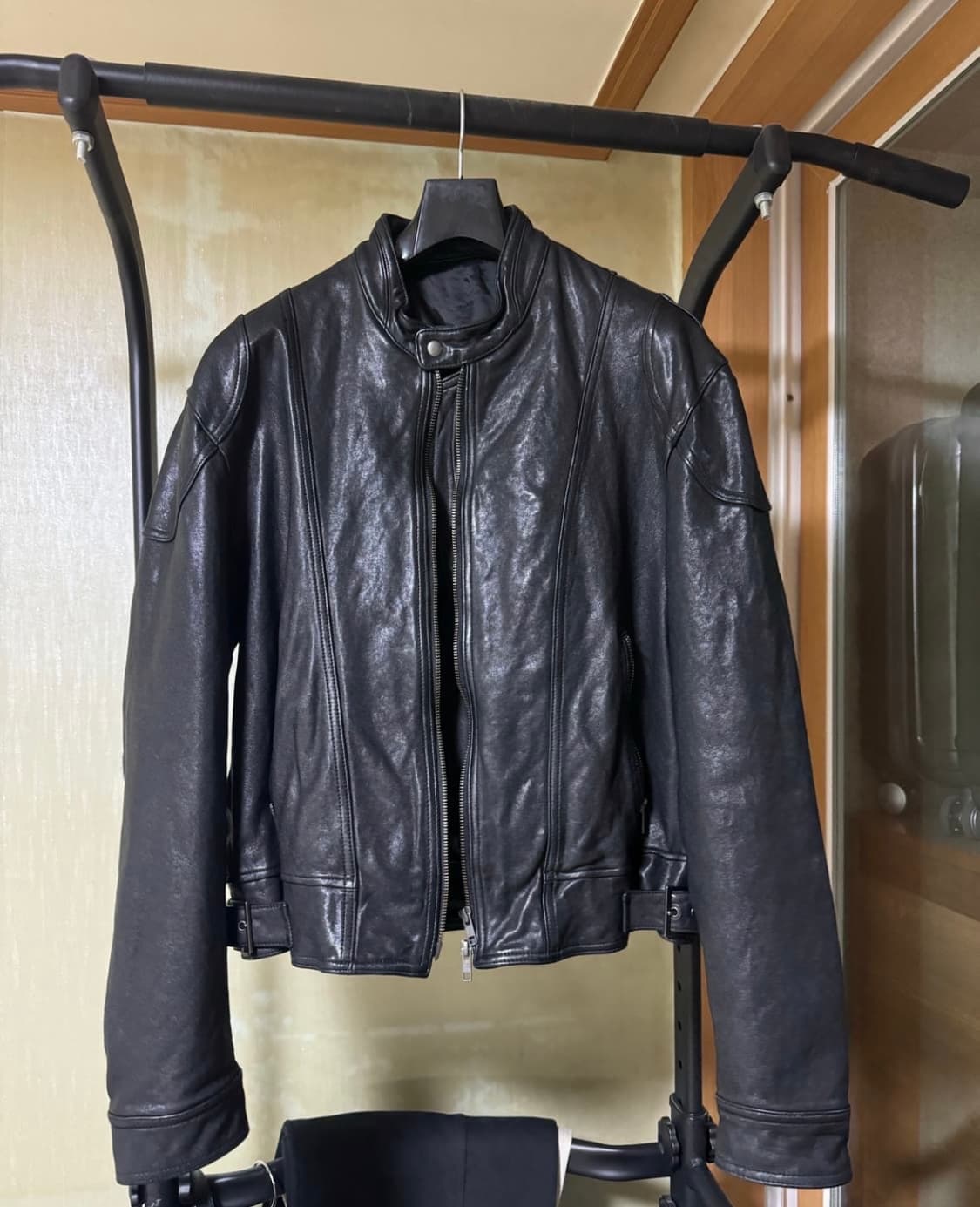 엘무드 나이프 램스킨 레더자켓46 상품이미지2