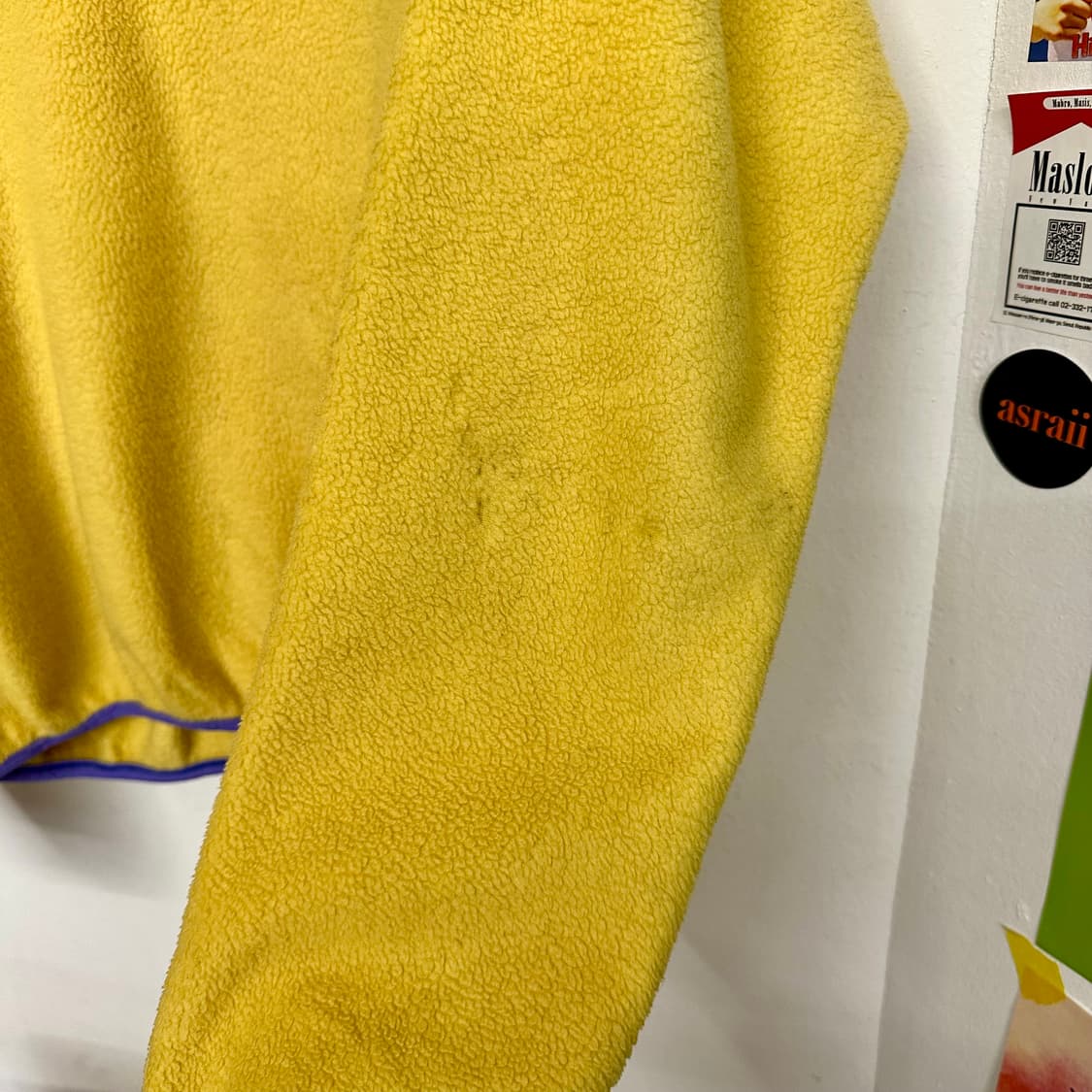 80‘s 파타고니아 신칠라 스냅티 ’옐로우/퍼플‘ 상품이미지7