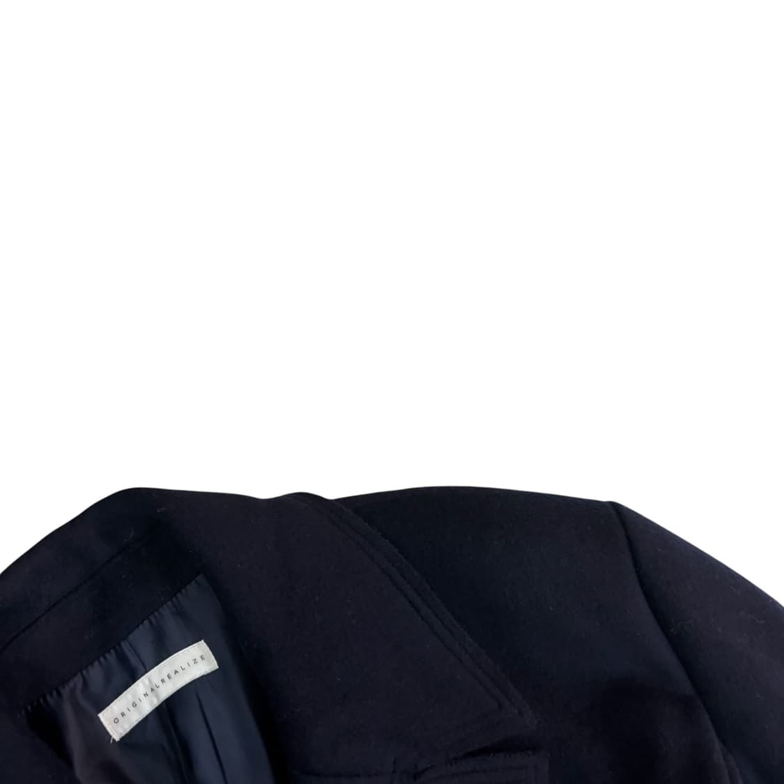 오르 Orr 네이비 울 더블 코트 상품이미지3