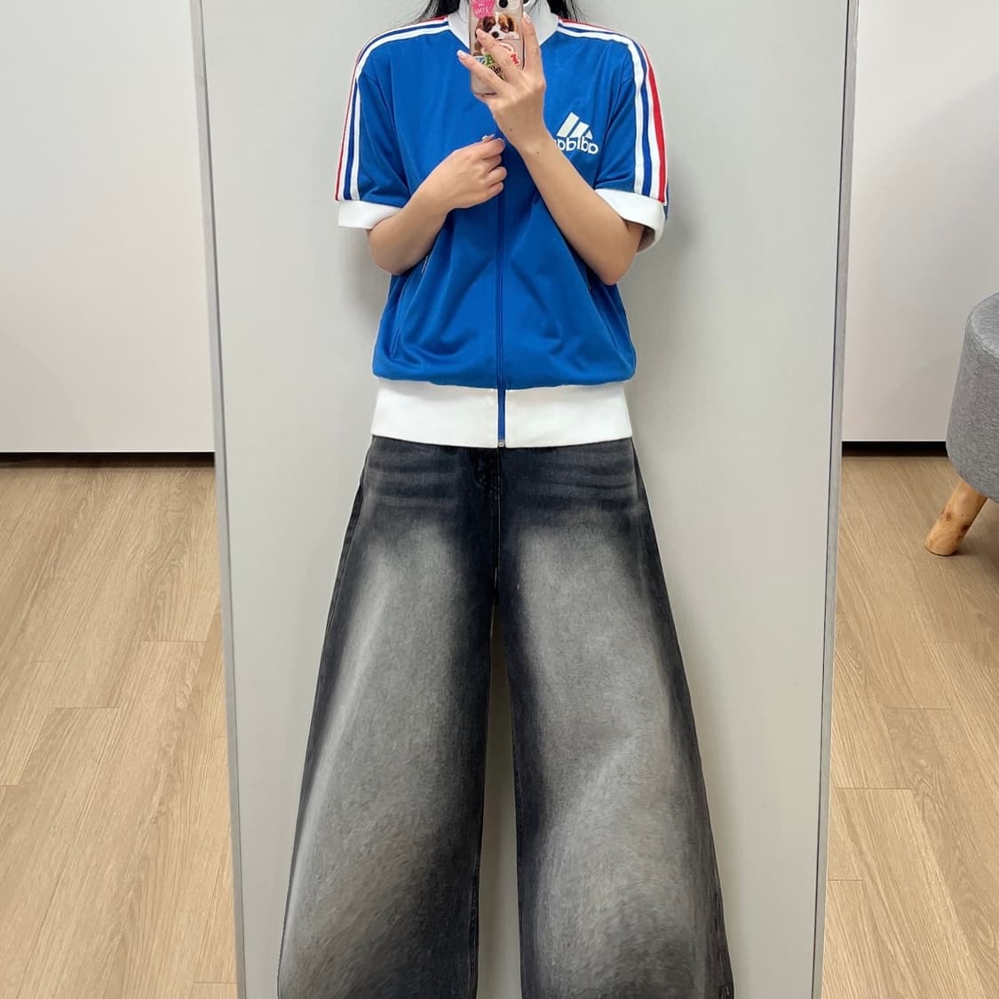 아디다스 올드스쿨 프랑스 반팔 트랙탑 져지 상품이미지1