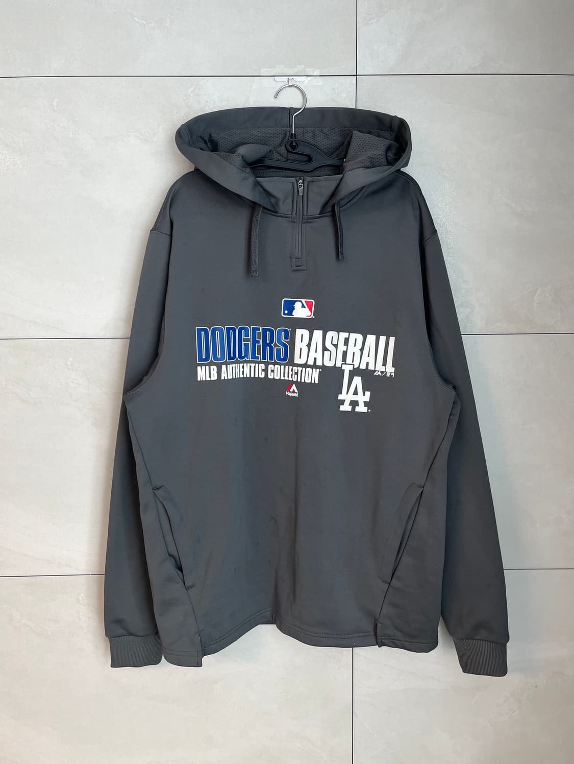 마제스틱xLA다저스 하프 후드 집업 [M] 상품이미지1