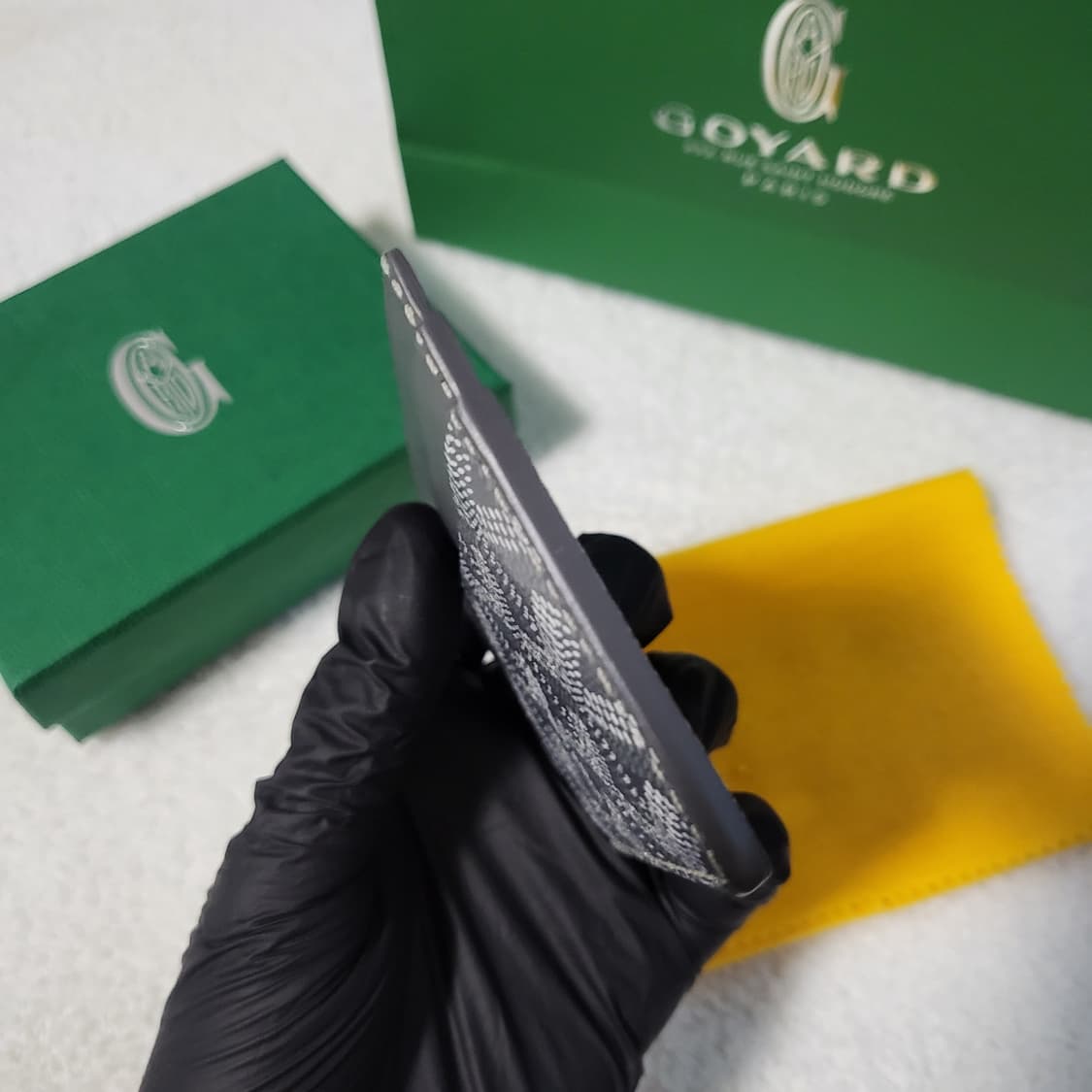 [새상품급/풀구성]고야드 생쉴피스 카드홀더 카드지갑 그레이 상품이미지5