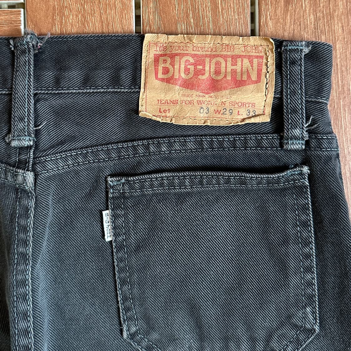 80’s Big john bell-bottom cotton pants 상품이미지4