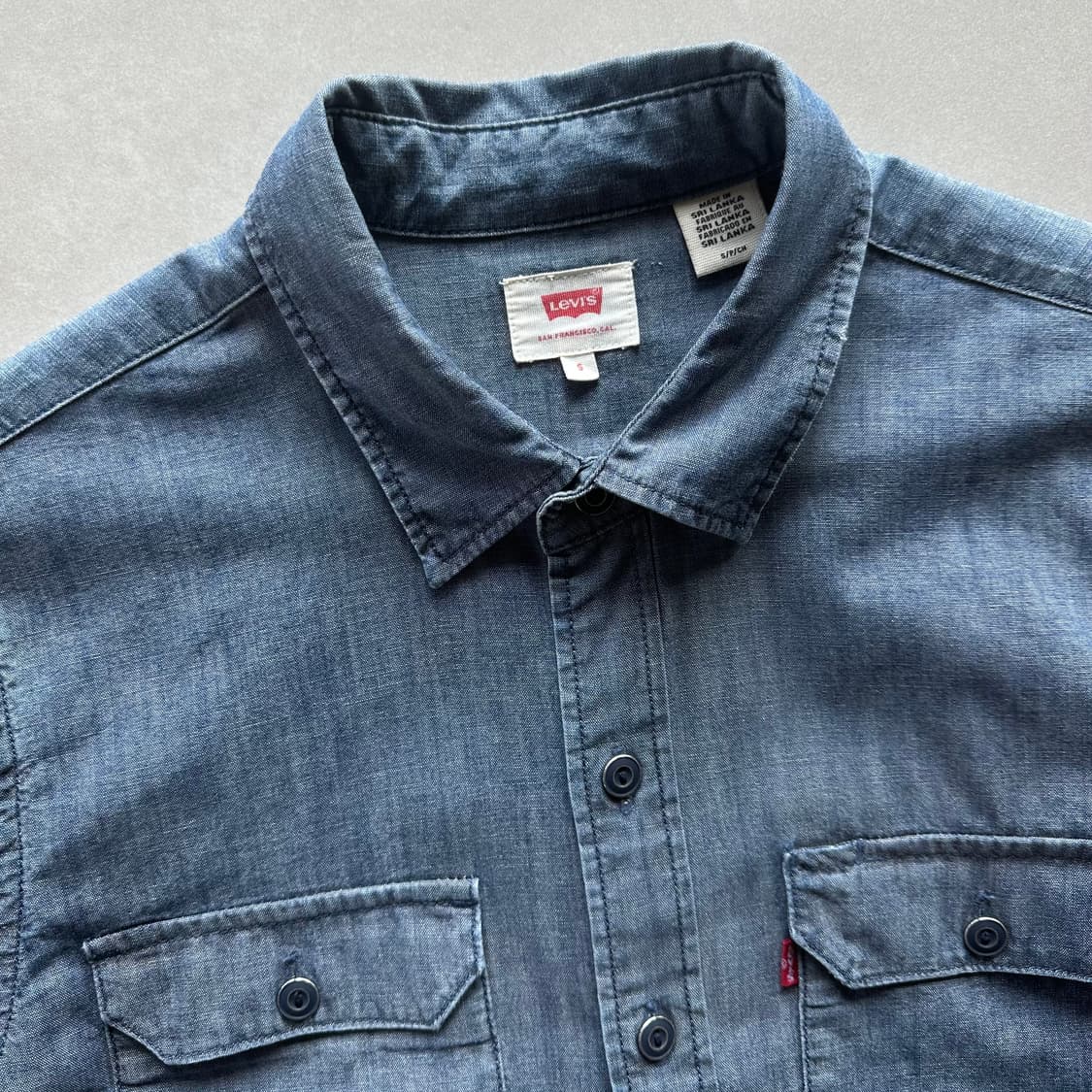 [S]리바이스 Levi's 샴브레이 워크 셔츠 상품이미지7