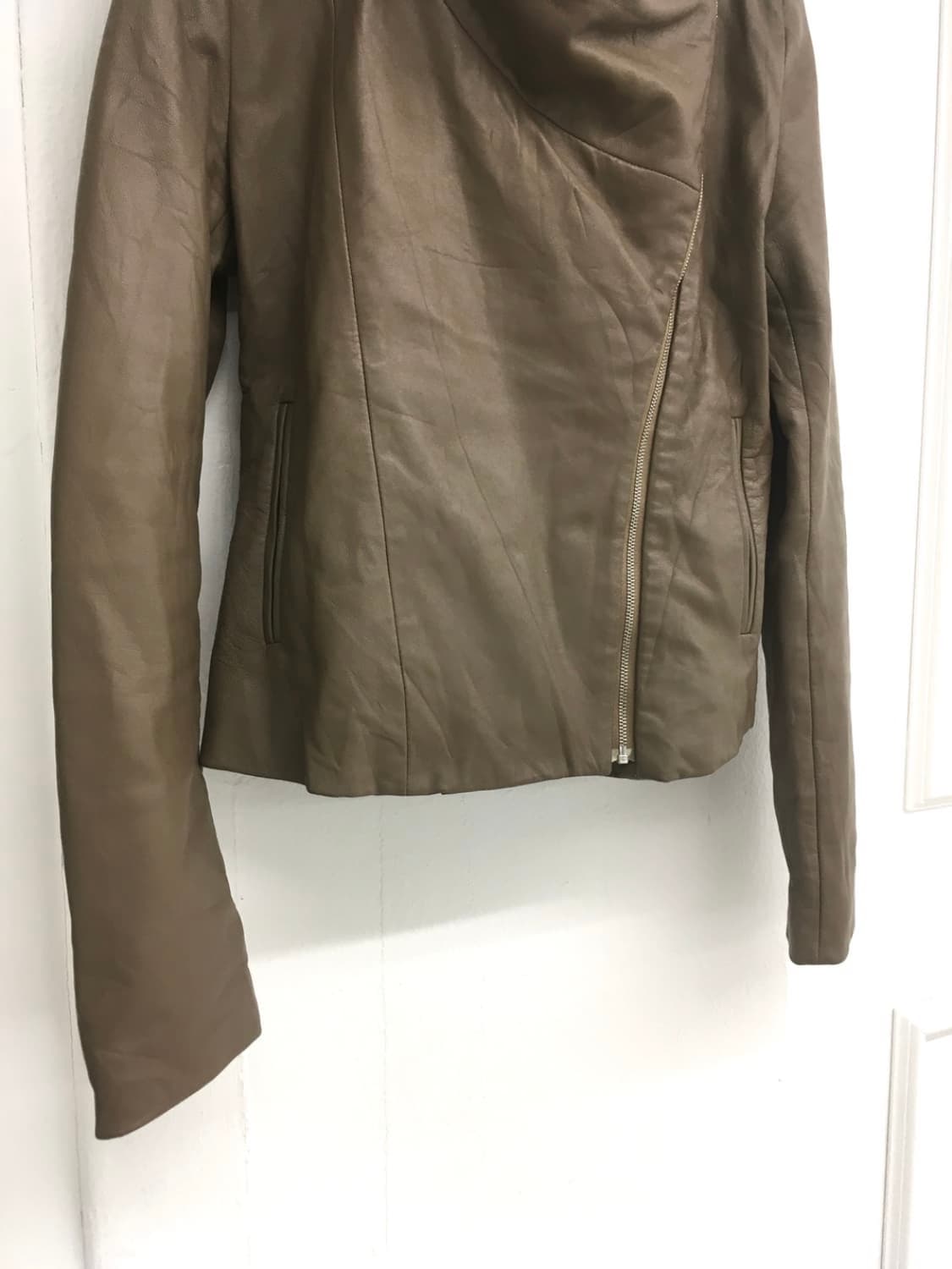 lambskin high-neck jacket 상품이미지6