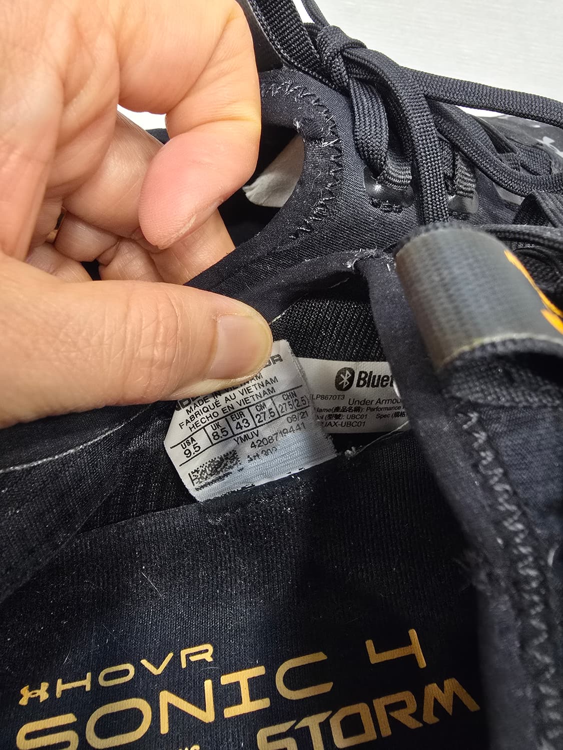 언더아머 호버 소닉 4 운동화 런닝화 270 상품이미지6