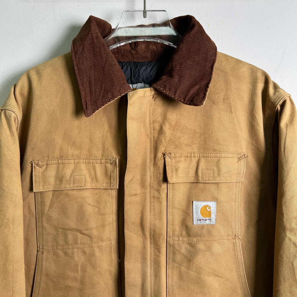 90's Carhartt 칼하트 C26 캔버스 워크 자켓 XL 상품이미지3