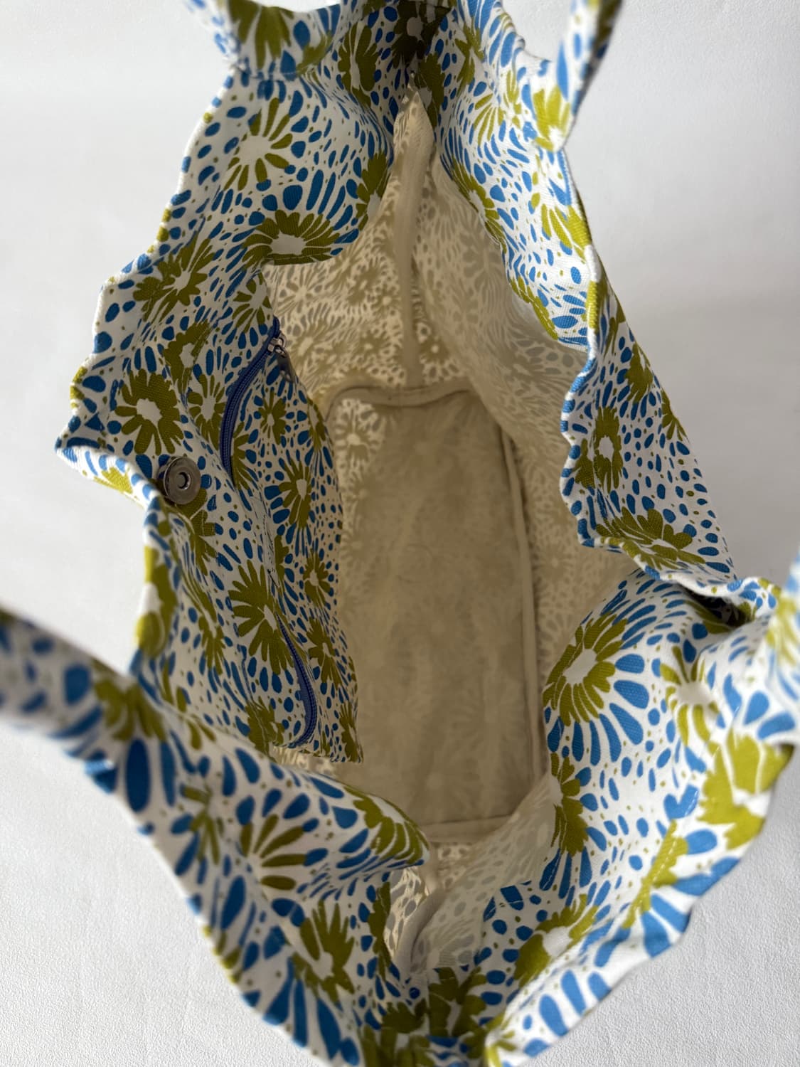 Pre owned 코튼 토트 숄더백 상품이미지5