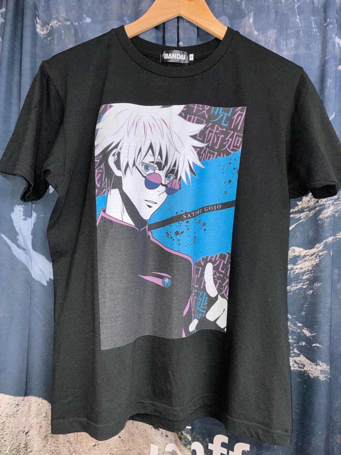 반다이 주술회전 고죠 사토루 반팔티 M 상품이미지1