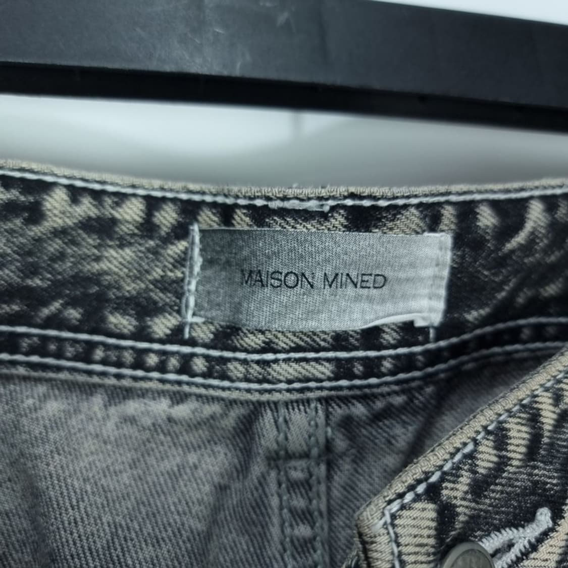 [메종미네드] 스톤 워싱 카펜터 데님 팬츠 청바지 M18195 상품이미지7