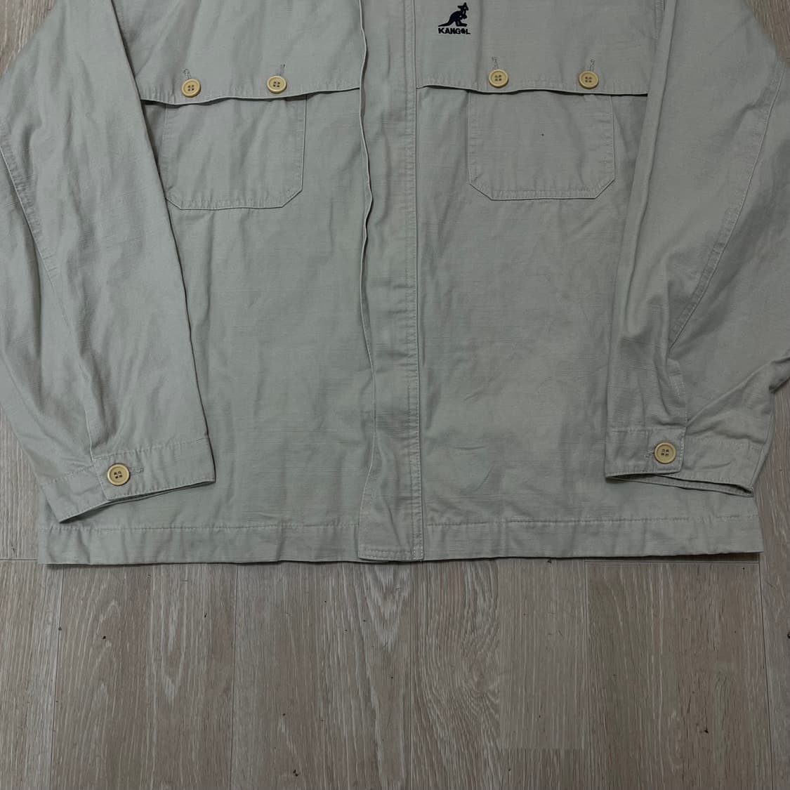 캉골 브랜드 헤리티지 코튼 블루종 워크자켓 L/100 상품이미지9