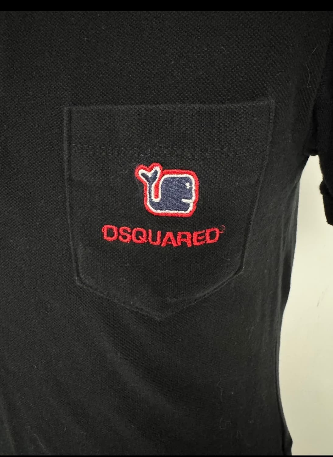 Dsquared2 블랙 폴로 티셔츠 S 상품이미지3