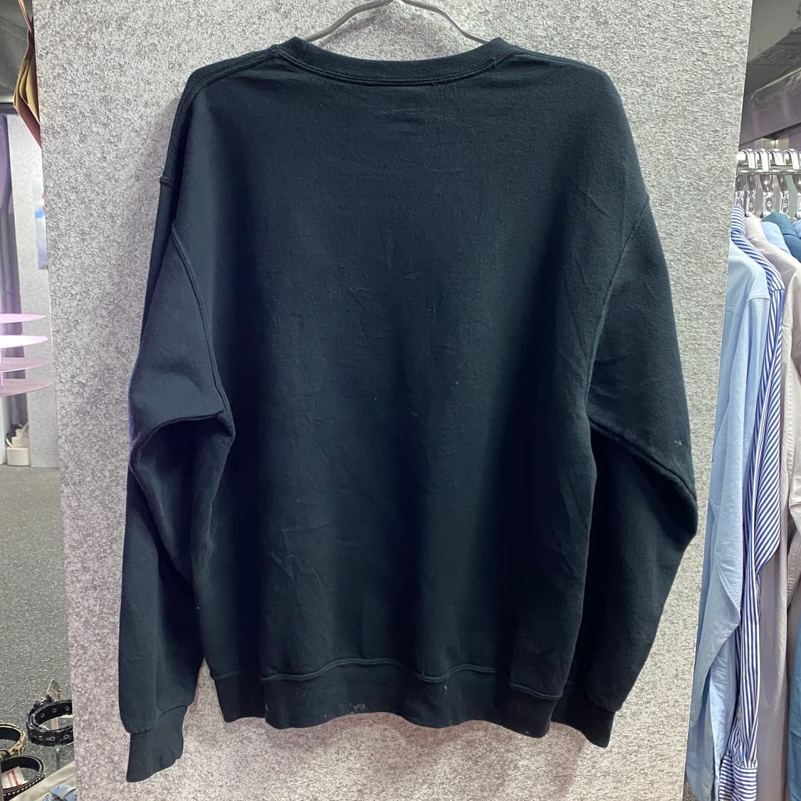 나이키 자수 빅로고 블랙 맨투맨 B3778 상품이미지5