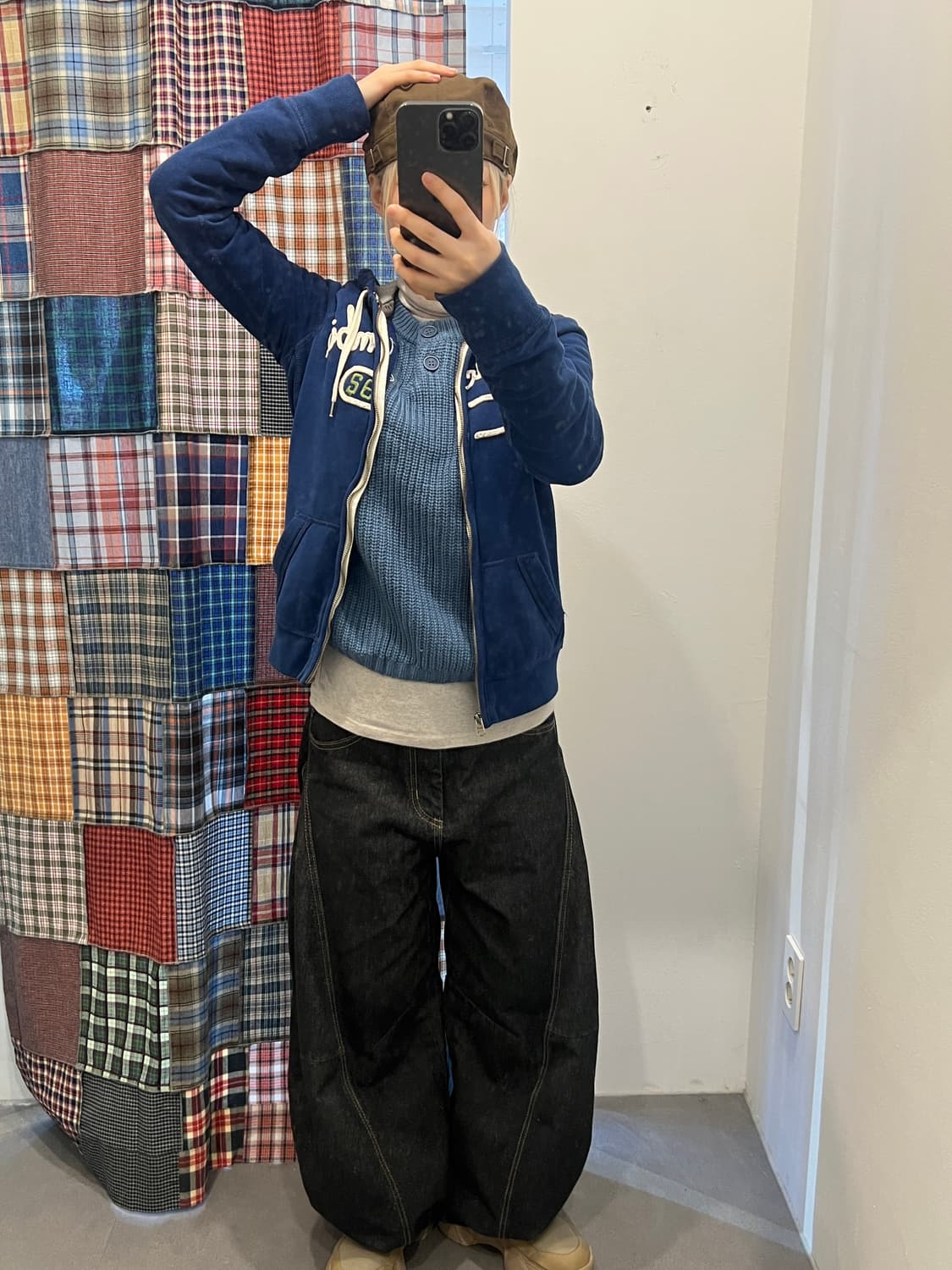 아베크롬비 블루 후드집업 상품이미지3