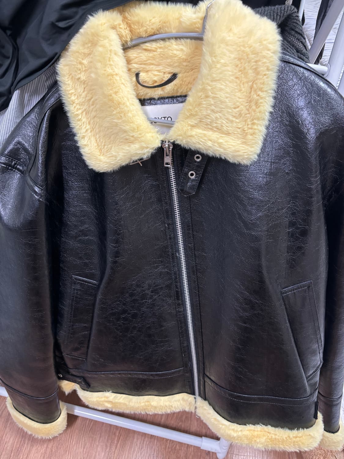 레씨토 무스탕 라이더 자켓 상품이미지2