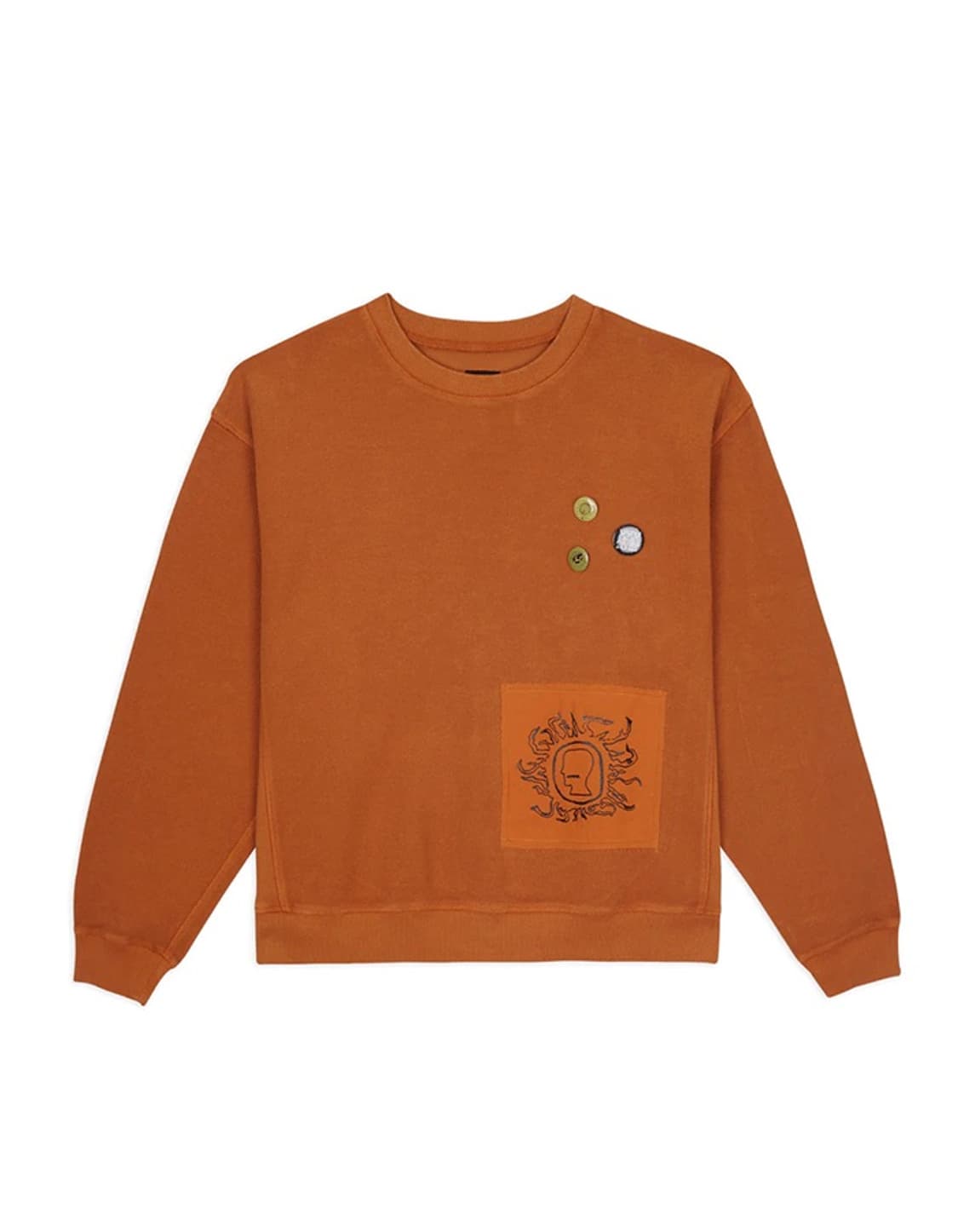 브레인데드Gargoyle Crewneck Ochre Light Brown 상품이미지1