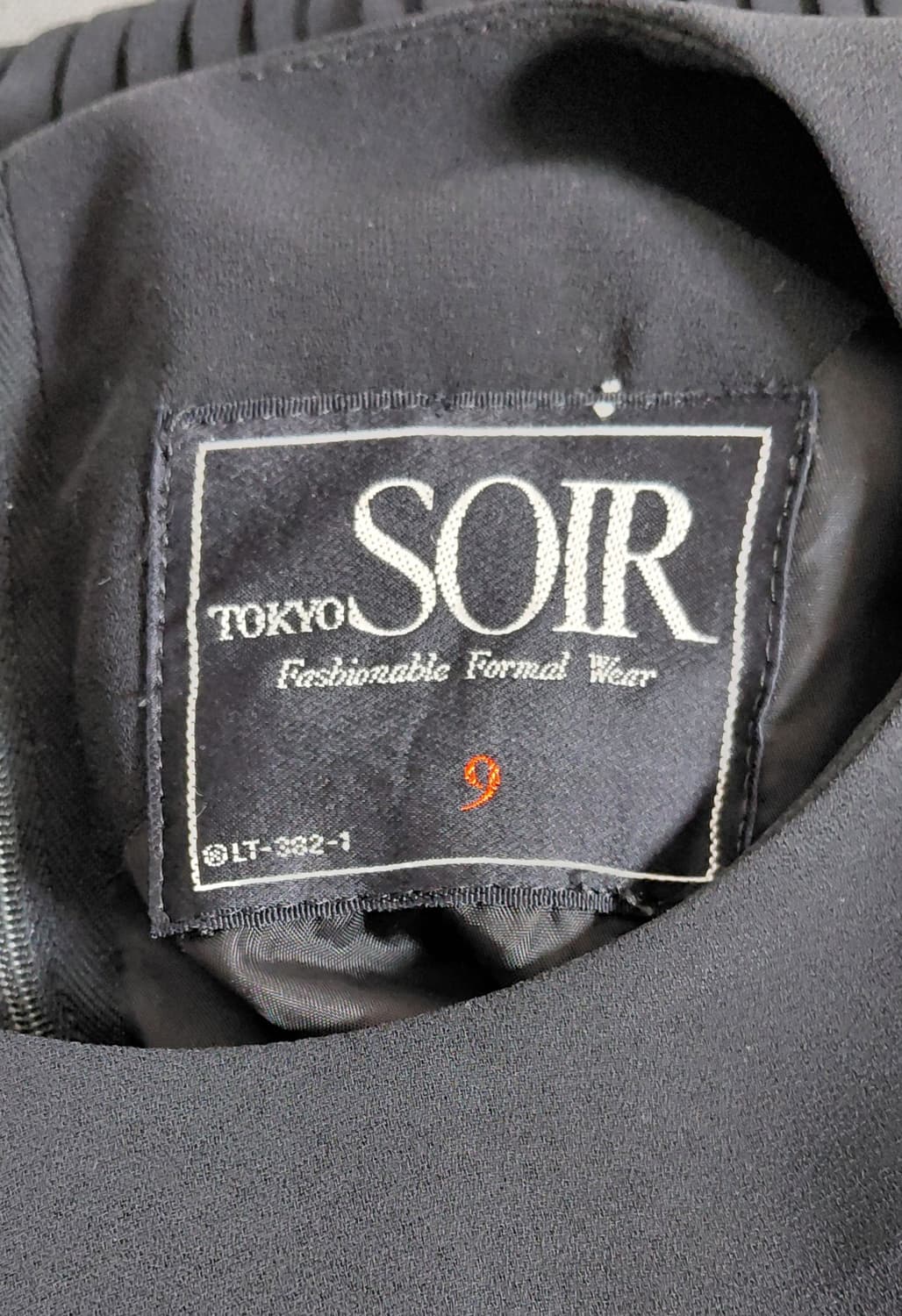 TOKYO SOIR 도쿄 소와르 하이엔드 플리츠 블랙 원피스 (9호) 상품이미지7