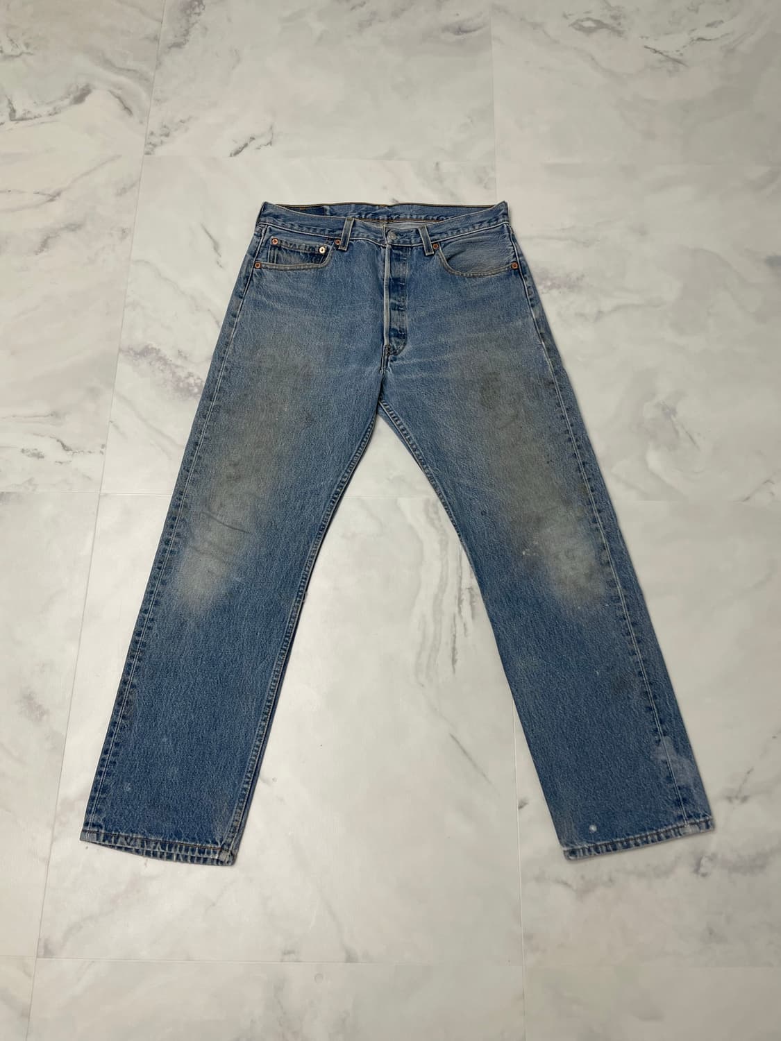 00s USA 빈티지 리바이스 501xx 더티워싱 [W34L32] 상품이미지1