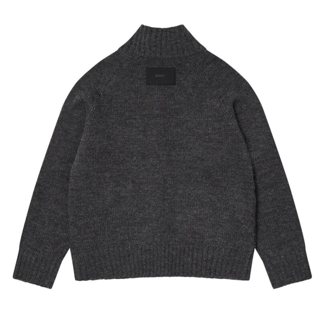 다이닛 deinet ARGYLE KNIT ZIP UP 니트집업 챠콜 상품이미지2