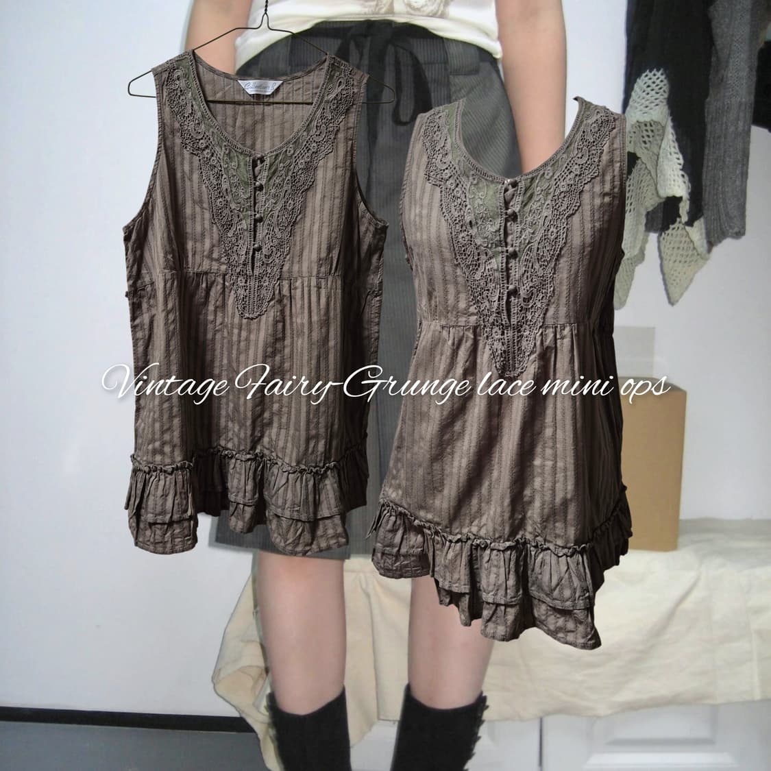 Vintage Fairy-Grunge lace mini ops 상품이미지1