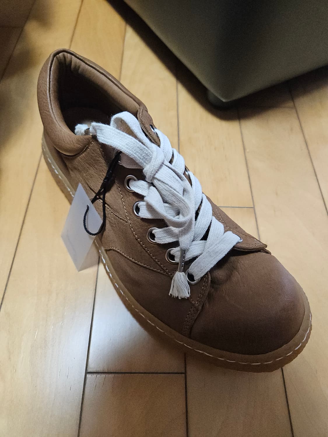 골멧 horse leather 이모셔널 스니커즈 low 빈티지브라운 43 상품이미지7