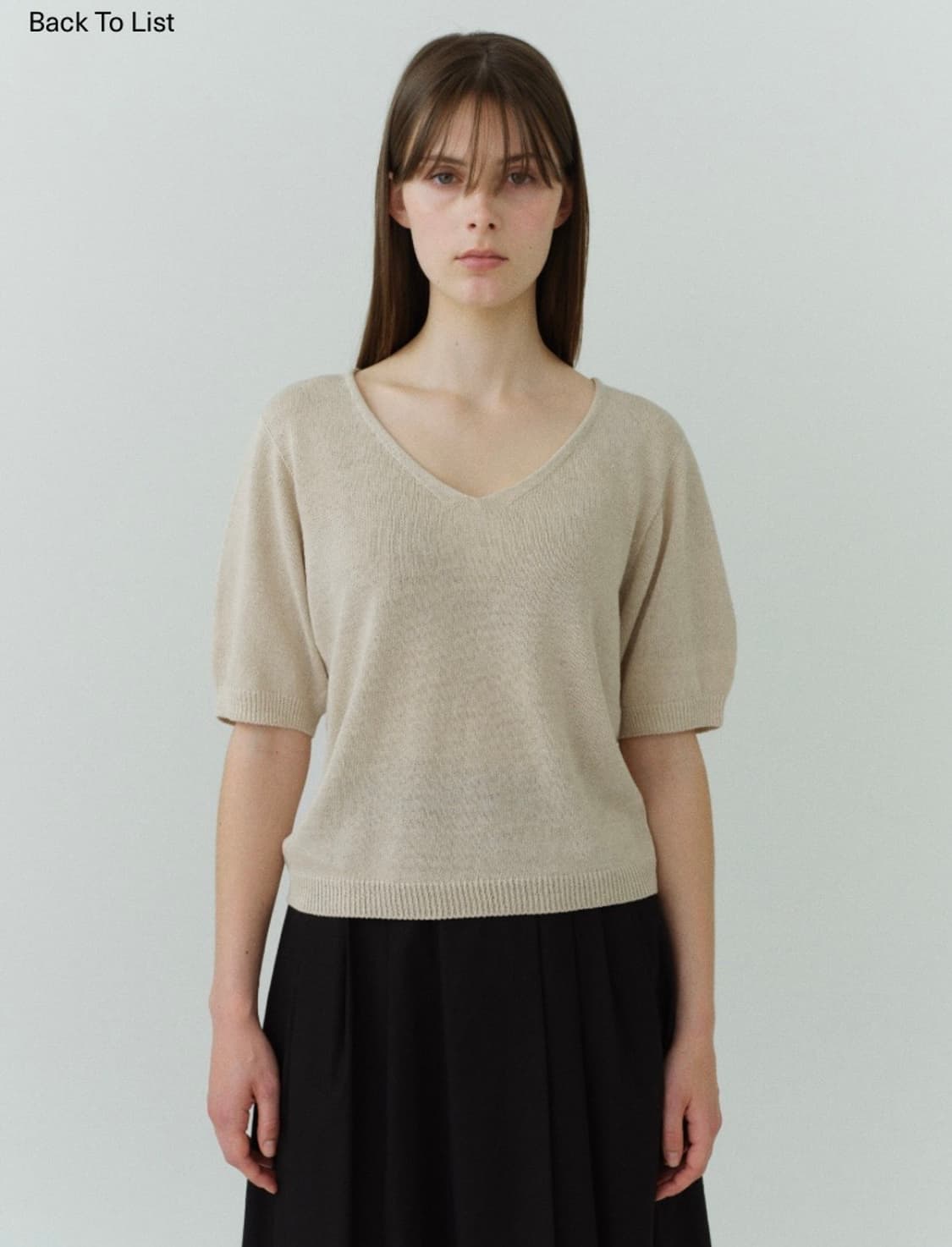 Ore 오어 été Puff Sleeve P/O 니트 상품이미지1