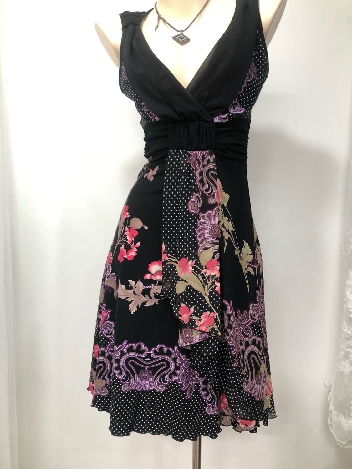 kitsch oriental knot detail dress 상품이미지4