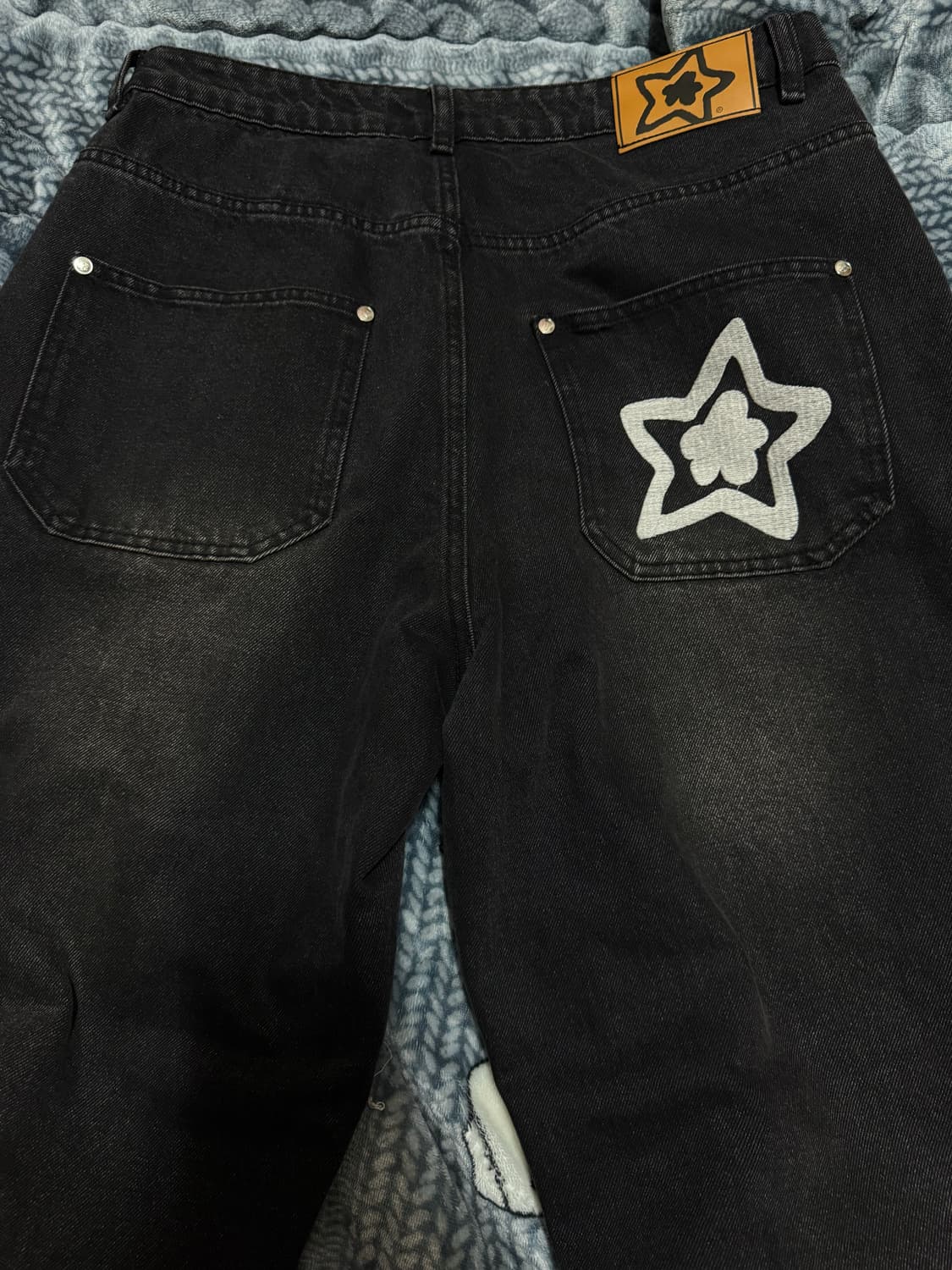 스타팀 워시드 데님 블랙 32 상품이미지2