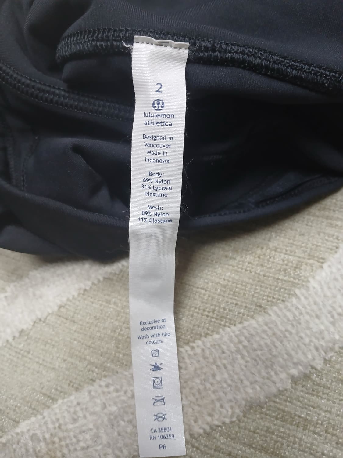 룰루레몬 7부 크롬 레깅스 요가 필라테스  상품이미지5