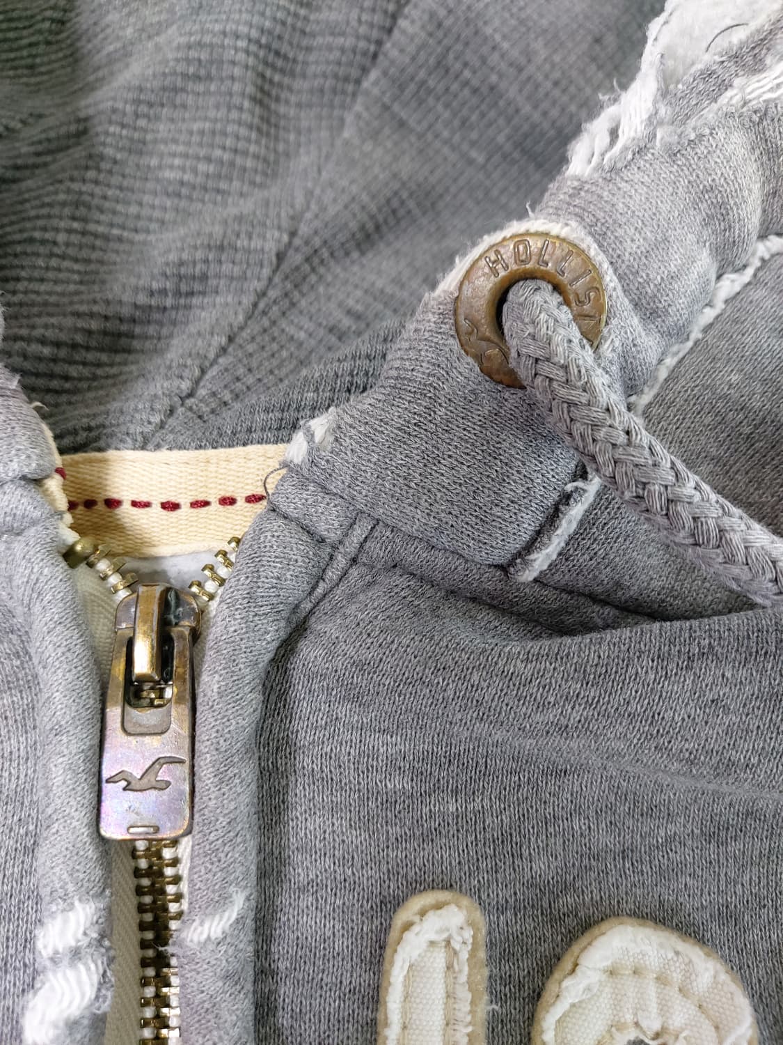 홀리스터 y2k 그레이 후드집업(L)

 상품이미지4