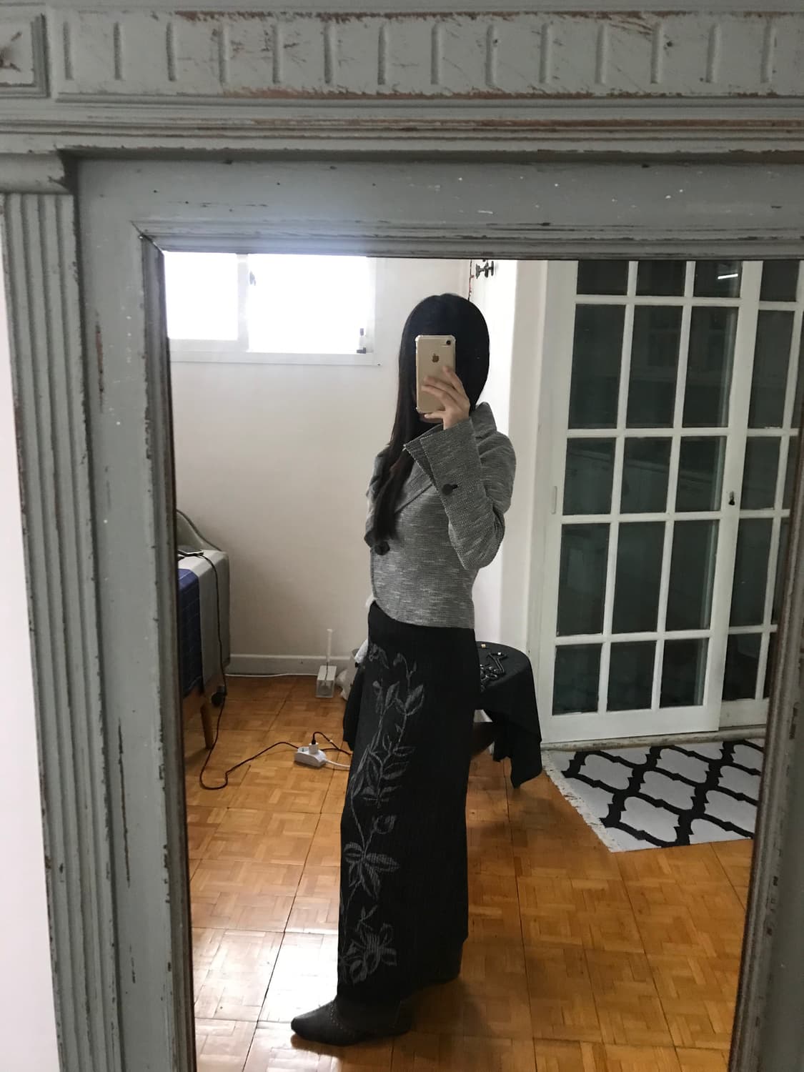 vintage grey short jacket 상품이미지3