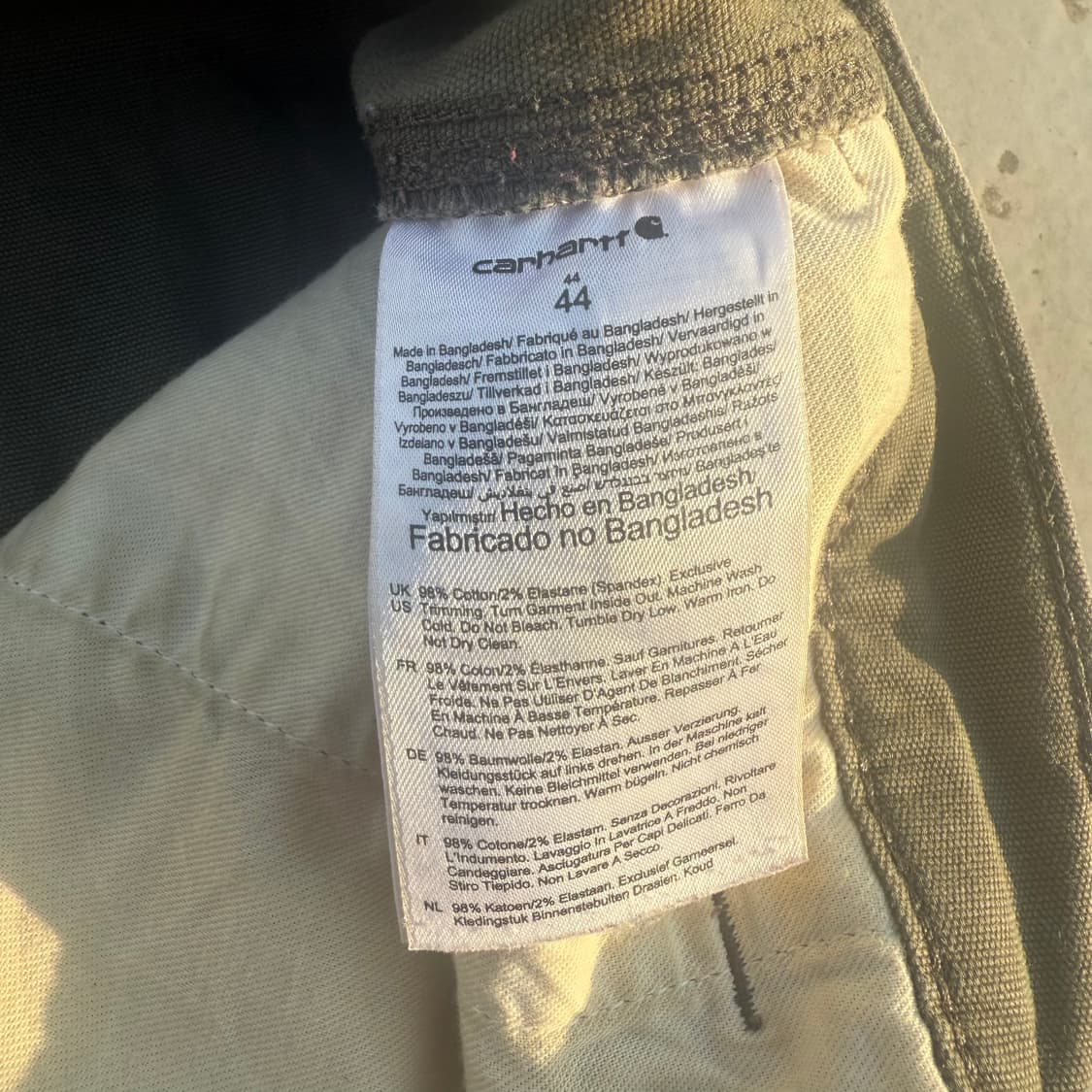 [Carhartt] 칼하트 카펜터 워크팬츠 반바지 c-18 상품이미지6