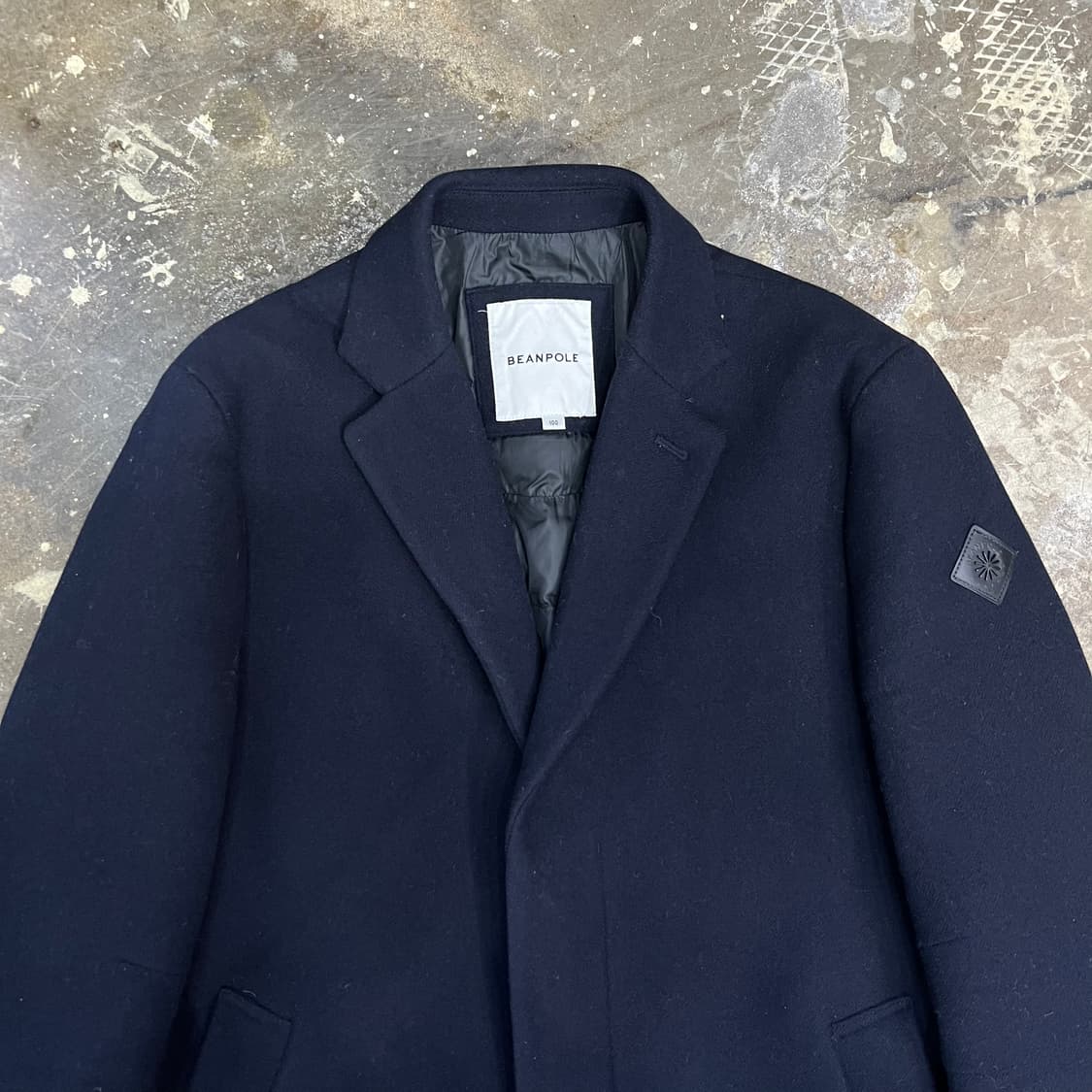 100) 빈폴 신슐레이트 누빔 패딩 코트 울코트 상품이미지2