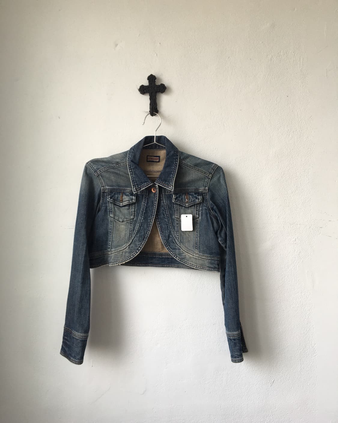 Denim bolero jacket 상품이미지2