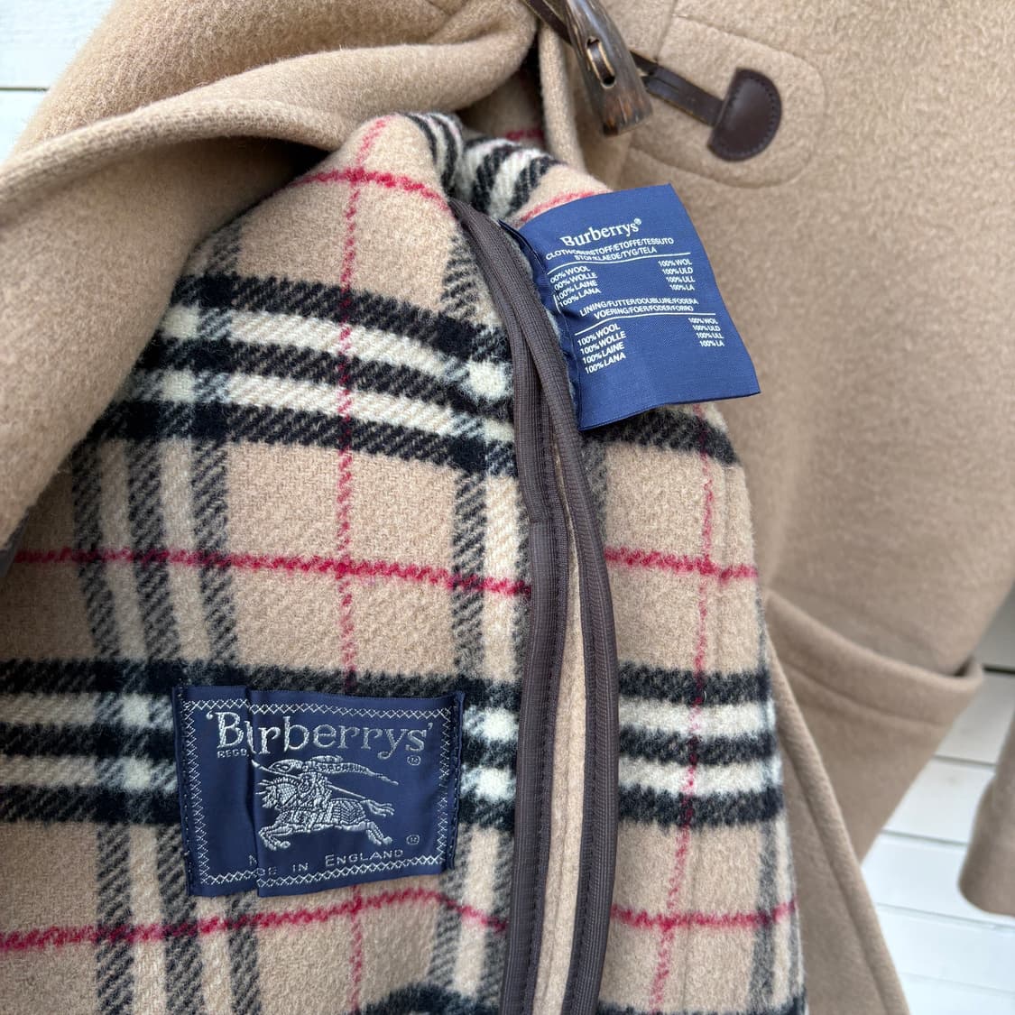 Burberry 버버리 울 더플 코트 상품이미지8