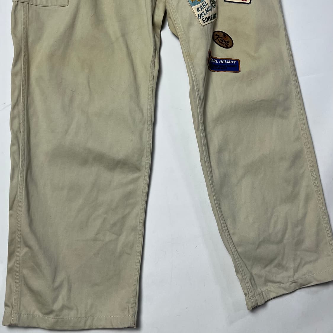 [KARL HELMUT] 칼헬무트 핑크하우스 멀티패치 카고팬츠 상품이미지5