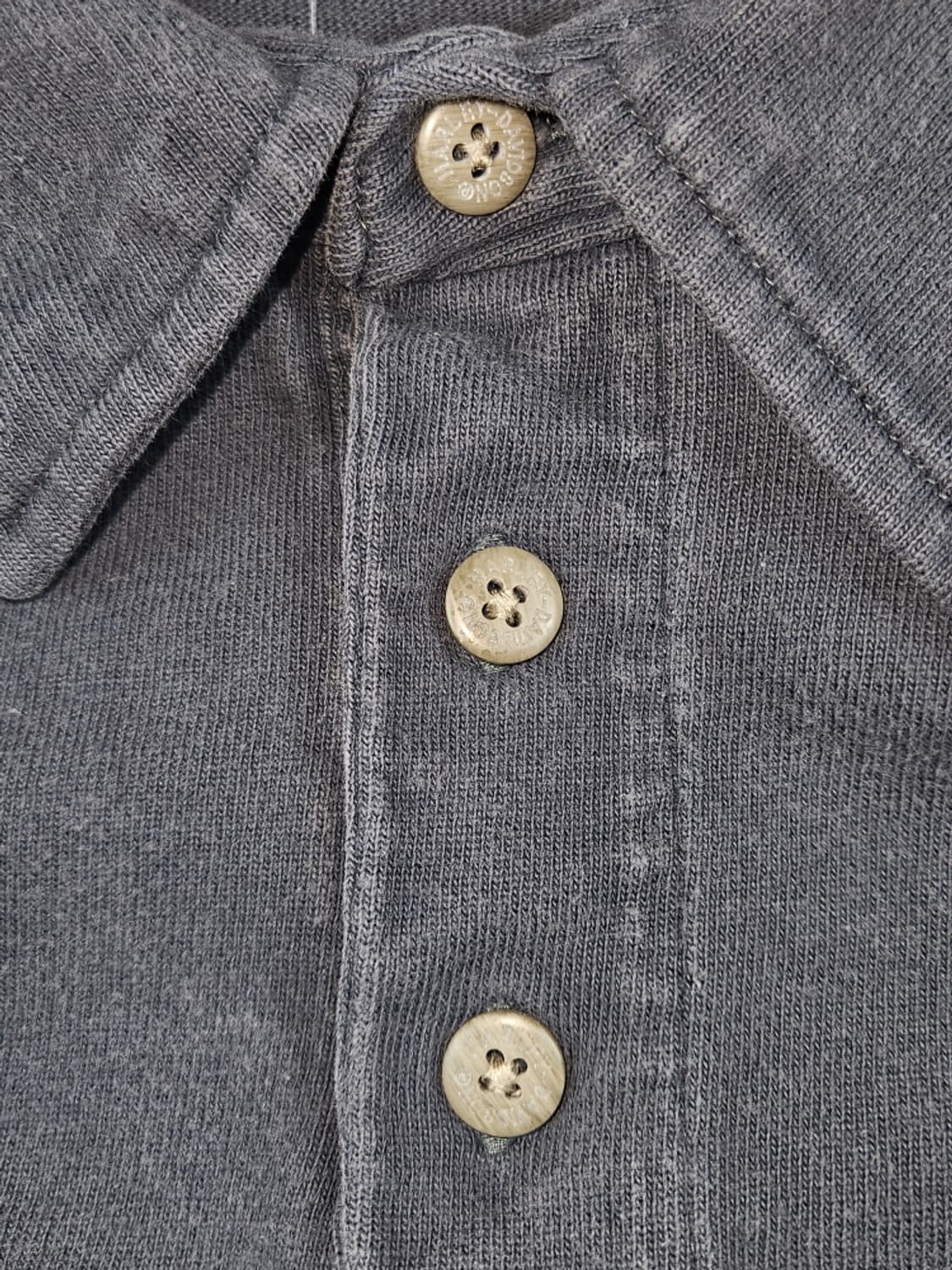 할리데이비슨 자수로고 래글런 럭비 티셔츠 ( 2XL ) / 10243 상품이미지7